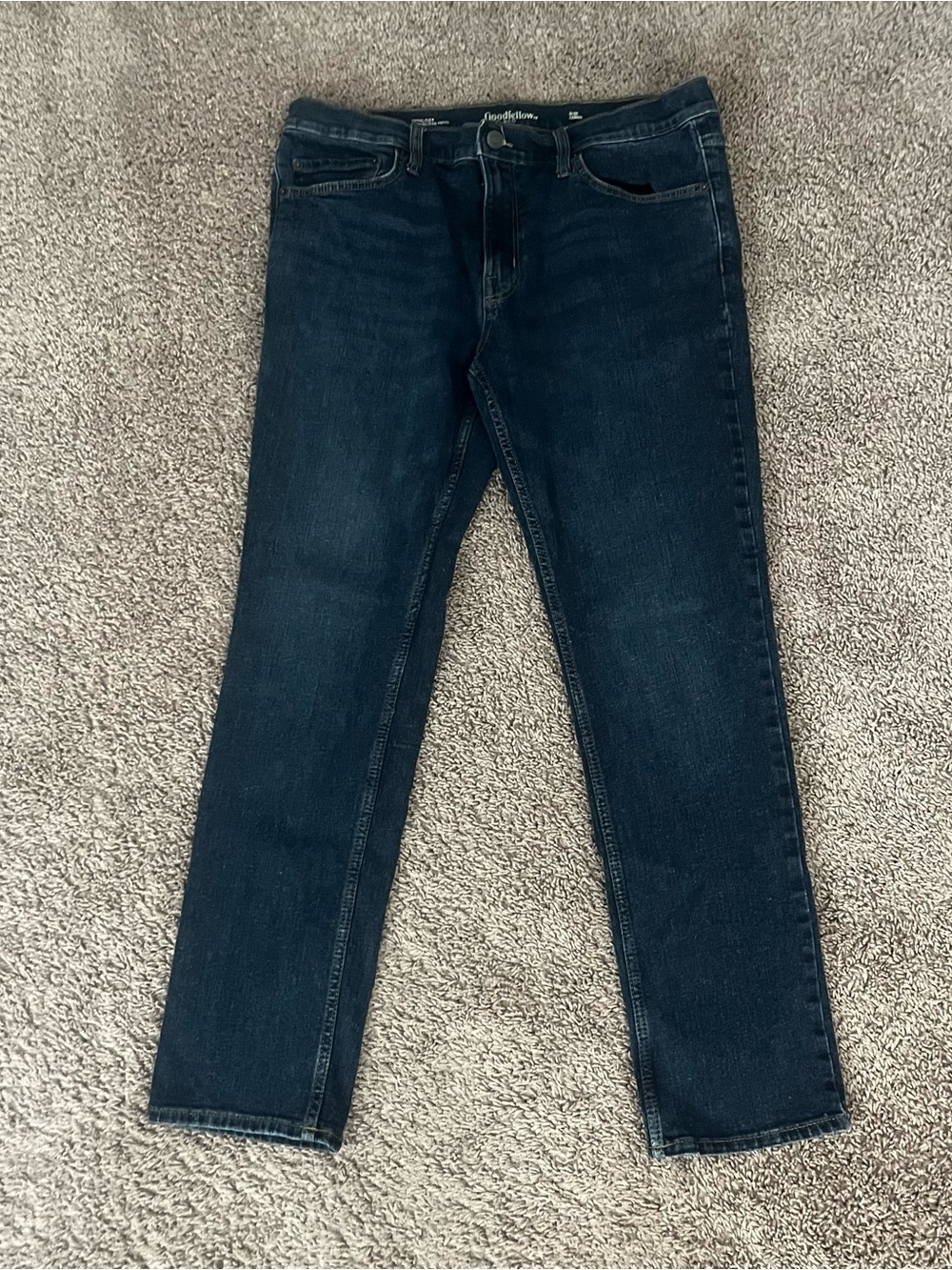 Goodfellow & Co Dark Blue Slim Straight Jeans